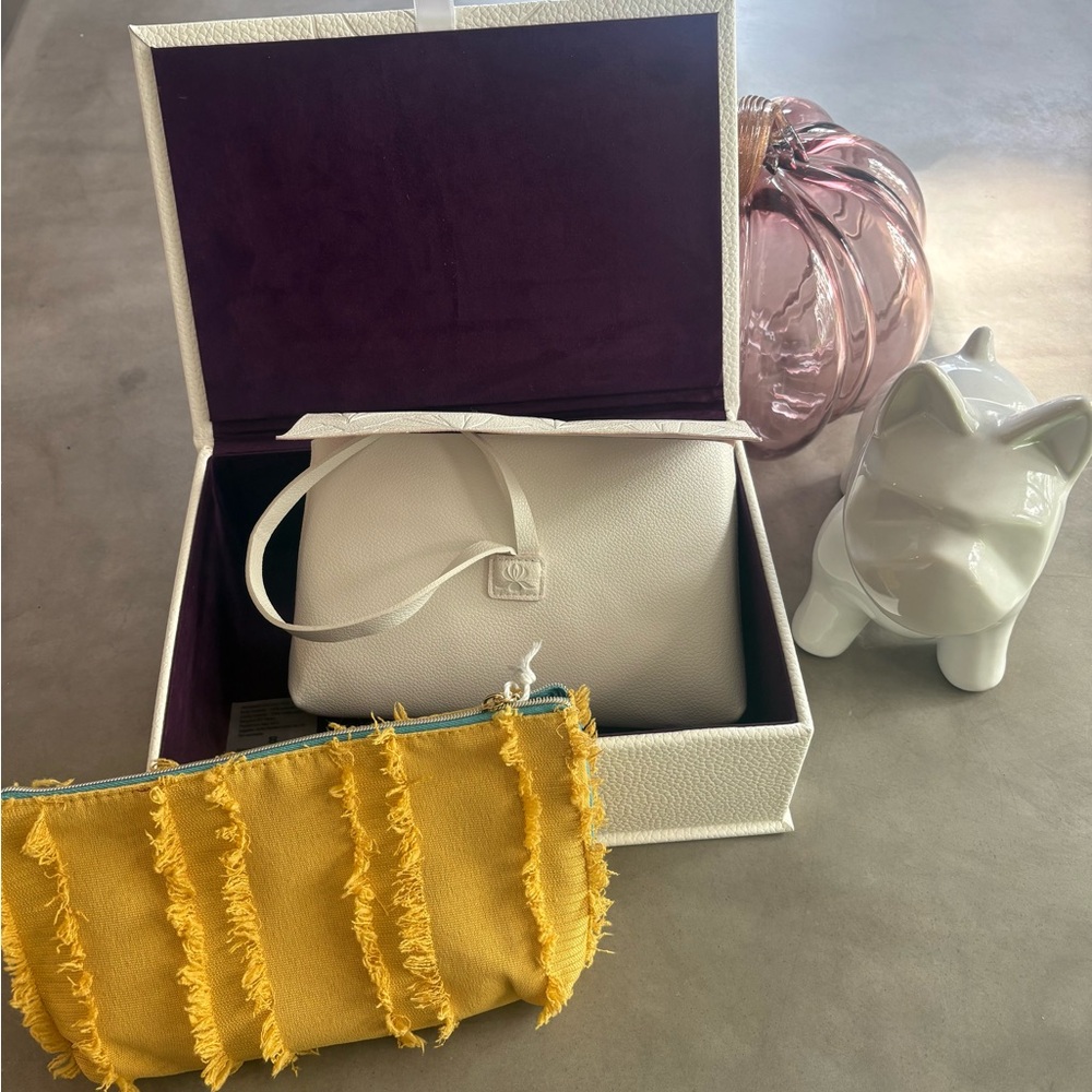 SISLEY luxurious skincare box, 2 makeup bag, and mini skincare products, NWOT